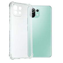 Carica l'immagine nel visualizzatore di Gallery, Cover Trasparente per Xiaomi Mi 11 Lite/Xiaomi Mi 11 Lite 5G, Custodia Resistente in TPU, Anti Urto con Angoli Rinforzat