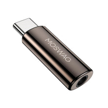 Carica l'immagine nel visualizzatore di Gallery, MOSWAG Adattatore USB C Jack con DAC Corpo in Lega di Zinco