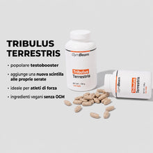 Carica l'immagine nel visualizzatore di Gallery, GymBeam Tribulus Terrestris Estratto Potente - un Aiuto a Favore del Testosterone, 1200mg per Dose, per l'Uomo, 90% di S