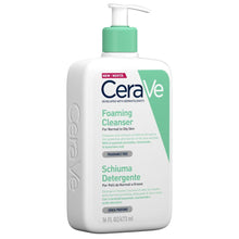 Carica l'immagine nel visualizzatore di Gallery, CeraVe Schiuma Detergente, Per Viso e Corpo, Per Pelli da Normali a Grasse, Pelle Libera da Impurità, Barriera Cutanea R