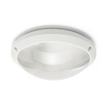 Carica l'immagine nel visualizzatore di Gallery, Velamp PTLEDIK-E27 Applique a Parete/plafoniera Tonda 27cm. in PC infrangibile IK10. Attacco E27, Compatibile LED, Max 6
