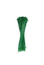 Carica l'immagine nel visualizzatore di Gallery, Fascette per cablaggio 3x160mm - 100 pezzi - Fermacavo, stringicavo - Ultraresistenti, professionali (Verde)