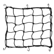 Carica l'immagine nel visualizzatore di Gallery, GXGM Rete Elastica Moto, Corde Elastiche con Gancio, Rete Elastica, Corde Elastiche con Ganci,40 X 40cm (Nero), 1 pezzo
