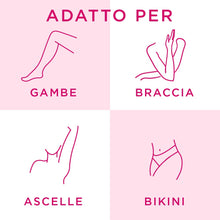 Carica l'immagine nel visualizzatore di Gallery, Veet Crema Depilatoria per Gambe, Braccia, Ascelle e Zona Bikini, 2 Confezioni da 200 ml