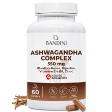 Carica l'immagine nel visualizzatore di Gallery, Bandini® Ashwagandha Complex KSM-66® Forte - Withania Somnifera Alta dose