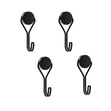 Carica l'immagine nel visualizzatore di Gallery, 4PCS Ganci Magnetici Extra Forti, 16mm Potente Neodimio Magnete Gancio, Senza Punzonatura, per Cucina Camera da Letto Ba