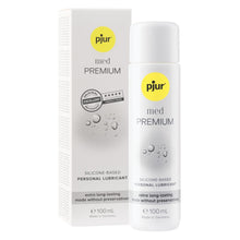 Carica l'immagine nel visualizzatore di Gallery, pjur med PREMIUM (100ml) - Gel lubrificante medicinale a base di silicone - per pelli/mucose ipersensibili - adatto agli