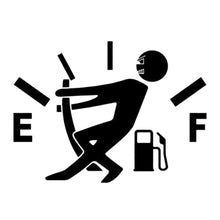 Carica l'immagine nel visualizzatore di Gallery, Adesivo per decorare il coperchio del serbatoio dell’auto, design divertente con l’indicatore della benzina