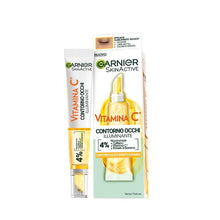 Carica l'immagine nel visualizzatore di Gallery, Garnier SkinActive Contorno Occhi Illuminante, Vitamina C, Per uno Sguardo Più Fresco e Riposato, Antirughe, Riduce Occh