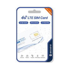 Carica l'immagine nel visualizzatore di Gallery, SIM Card 4G LTE - Solo Dati - Prepagata Senza Contratto, Copertura Nazionale per Telecamere di Sicurezza, Hotspot Mobili