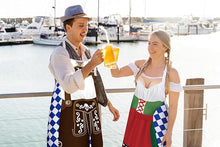 Carica l'immagine nel visualizzatore di Gallery, Grembiule Oktoberfest,2pcs Divertente Grembiule,Grembiules da Barbecue,Grembiules Bavarese da Cucina,Festa di Ottobre Gr