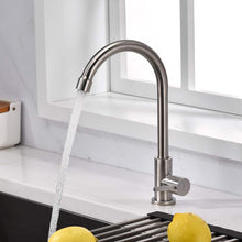 Carica l'immagine nel visualizzatore di Gallery, Rubinetto da cucina Ibergrif per acqua fredda, in acciaio inox