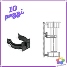 Carica l'immagine nel visualizzatore di Gallery, BricoShopping GANCIO PER ZOCCOLO DA CUCINA UNIVERSALE IN ABS CLIP PER PIEDINI DELLA ZOCCOLATURA PLASTICA E ZOCCOLINO DI 