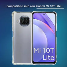 Carica l'immagine nel visualizzatore di Gallery, Cover Trasparente per Xiaomi Mi 10T Lite 5G, Custodia Resistente in TPU, Anti Urto con Angoli Rinforzati, Protezione Bor