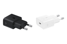 Carica l'immagine nel visualizzatore di Gallery, Samsung Caricabatterie Super Fast Charging (25W), Con Cavo, Black
