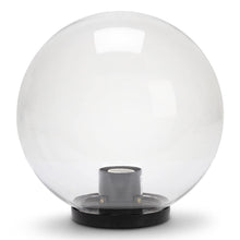 Carica l'immagine nel visualizzatore di Gallery, Velamp APOLUX – Lampada Sferica da esterno, diametro 200mm, Attacco E27, Trasparente | Impermeabile IP44, Diffusione a 3