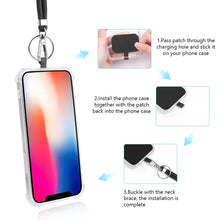 Carica l'immagine nel visualizzatore di Gallery, flintronic Cordino per Telefono, Cordino per Cellulare Universale, Regolabile Cordino Tracolla per iPhone Huawei Samsung