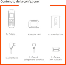 Carica l'immagine nel visualizzatore di Gallery, Gigaset A116 Telefono Cordless, Autonomia 12h Conversazione, Nero