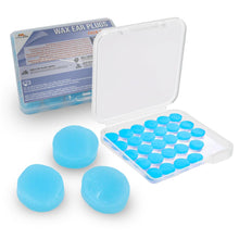 Carica l'immagine nel visualizzatore di Gallery, 30 Pezzi Tappi per Orecchie Silicone - 32dB Antirumore Dormire e Nuoto, Blu