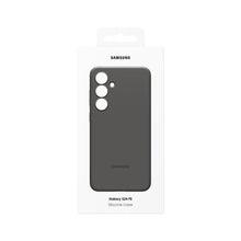 Carica l'immagine nel visualizzatore di Gallery, Samsung Silicone Case cover morbida originale per Galaxy S24 FE, Nero