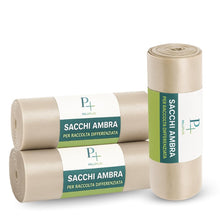Carica l'immagine nel visualizzatore di Gallery, VIRSUS 30 Sacchi Trasparenti per Spazzatura Resistenti Rotoli Ambra 90x120 120 Litri