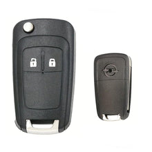 Carica l'immagine nel visualizzatore di Gallery, 2 Pulsante pieghevole caso guscio chiave remota per Opel Vauxhall Astra H J Insignia Adam Vectra C Corsa D
