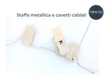 Carica l'immagine nel visualizzatore di Gallery, Set 2 Portalampade R7s Beige - 117mm - 118mm per lampade alogene e Led base in porcellana