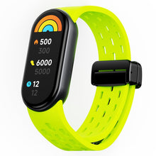 Carica l'immagine nel visualizzatore di Gallery, Cinturino Silicone Compatibile con Xiaomi Mi Band 10/Mi Band 9/8, Ricambio Cinturino, Chiusura Magnetica, Regolabile Spo