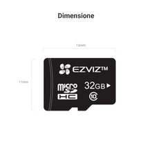 Carica l'immagine nel visualizzatore di Gallery, EZVIZ Micro SD, Scheda di Memoria fino a 90MB/Sec, Specialmente per EZVIZ Telecamere, Video camere di Sorveglianza, Nero