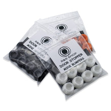 Carica l'immagine nel visualizzatore di Gallery, R&amp;R SHOP - Fermaporta a pavimento flessibile, protegge pareti e superfici, adesivo e antiurto - Set di 8 (Trasparente)