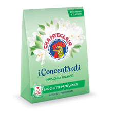 Carica l'immagine nel visualizzatore di Gallery, Chanteclair - I Concentrati, Sacchetti Profumati, Muschio Bianco, per Armadi, Cassetti e Valigie, Profumo Intenso e Pers
