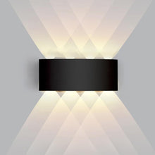 Carica l'immagine nel visualizzatore di Gallery, Voltix Applique da Parete LED per Interni ed Esterni, 8W Luce Naturale, Lampada da Muro Impermeabile, Design Moderno in 