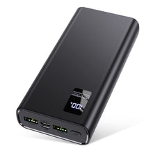 Carica l'immagine nel visualizzatore di Gallery, Power Bank 24000 mAh, power bank piccolo ma forte (USB C Output &amp; Input) 5 A, batteria esterna per cellulare con funzion
