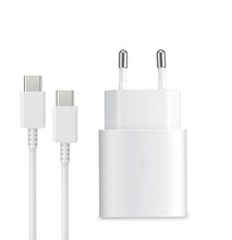 Carica l'immagine nel visualizzatore di Gallery, 25W Caricatore USB C Rapido Caricabatterie per Samsung Galaxy S24, S24+, S23, S22 Ultra, S21, S20, A54, A53, A14, Fold5/