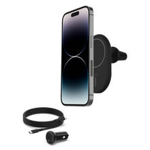 Carica l'immagine nel visualizzatore di Gallery, Belkin BoostCharge Supporto da auto magnetico per telefono, compatibile con MagSafe, iPhone 14/14 Plus, 13, 12, Pro, Max