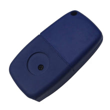 Carica l'immagine nel visualizzatore di Gallery, Guscio chiave per Fiat Panda Bravo Qubo Grande Punto Idea Stilo - 2 Tasti Blu - Plip telecomando con Lama Phonillico®
