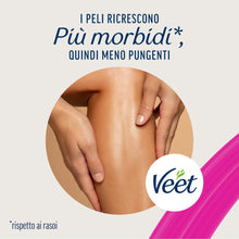 Carica l'immagine nel visualizzatore di Gallery, Veet Crema Depilatoria Pelli Sensibili, per Gambe, Braccia, Ascelle e Zona Bikini, 200 ml