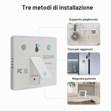 Carica l'immagine nel visualizzatore di Gallery, KETOTEK 3 Pezzi Termometro Igrometro Ambiente Interno Digitale Termoigrometro Monitor di Temperatura e Umidità con Livel