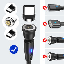 Carica l'immagine nel visualizzatore di Gallery, AXFEE 3 Pezzi Tipo C Connettori Magnetici, Compatibile con Tipo C