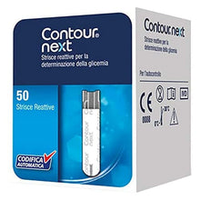 Carica l'immagine nel visualizzatore di Gallery, Contour Next Strisce Reattive per misurazione della glicemia, 50 strisce