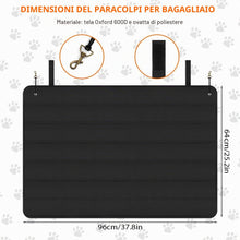 Carica l'immagine nel visualizzatore di Gallery, flintronic 96 × 64 cm Telo Auto per Cani, Tessuto Oxford Impermeabile Antipolvere, Bagagliaio Protezione Universale Post