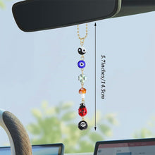 Carica l'immagine nel visualizzatore di Gallery, 1Pcs Ciondolo per Auto Malocchio, Accessorio per la Decorazione dell'auto, Perline blu Malocchio per Protezione e Felici