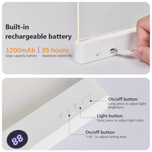 Carica l'immagine nel visualizzatore di Gallery, HOTUT Piatto LED Libro Lampada, LED Libro Pannello Luce, Lampada da Lettura per la Cura Degli Occhi, Lettura Lightwedge,