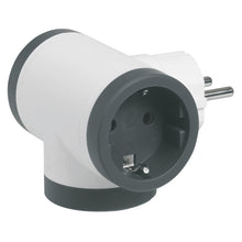 Carica l'immagine nel visualizzatore di Gallery, Bticino Legrand LG-694520 Multi Adattatore Presa Tripla, 3 Prese Schuko Standard Tedesco, Spina Grande 16A, Presa multip