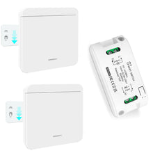 Carica l'immagine nel visualizzatore di Gallery, Interruttore Luce Senza Fili, Rimovibile Interruttore Wireless Con Trasmettitore Radio 100M 2300W Portata Telecomando Pe