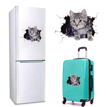 Carica l'immagine nel visualizzatore di Gallery, LEEQ 3pcs Adesivi per auto - Gatto 3D Rimovibile Autoadesivo Decorazione Autoadesivo Finestra Auto Animazione Divertente