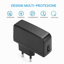 Carica l'immagine nel visualizzatore di Gallery, Alimentatore Universale con 8 Adattatori Switching Plugs per 5V Elettronica Domestica e Dispositivi USB - 2000mA Max