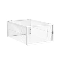 Carica l'immagine nel visualizzatore di Gallery, SONGMICS Scatole per Scarpe, Contenitori per Scarpe, Organizzatori Portascarpe Pieghevoli e Impilabili, Fino alla Taglia