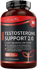 Carica l'immagine nel visualizzatore di Gallery, Nutravita Testomax™ 2.0 - 210 Capsule Vegane - 17 Principi Attivi