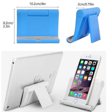 Carica l'immagine nel visualizzatore di Gallery, Supporto per Telefono Cellulare da Scrivania 2 pezzi, Supporto Regolabile per Telefono Cellulare da Scrivania Supporto T